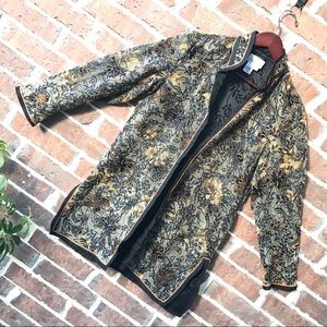 Coldwater Creek Printed Blazer Reversible Jacket